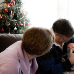 Eli with Grandma and Grandpa
