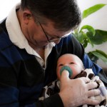 Eli with Grandpa Mann