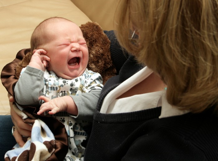 Eli screaming for Aunt Stephanie