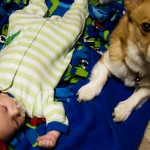 Eli and Ivii on the floor