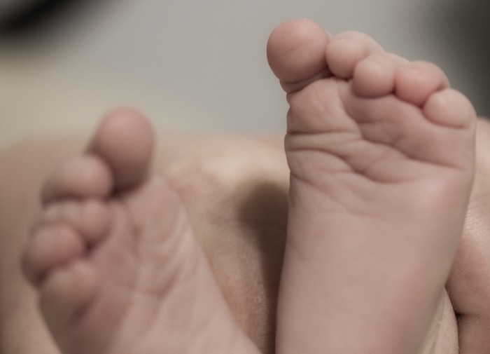 9 Week Old Baby Feet
