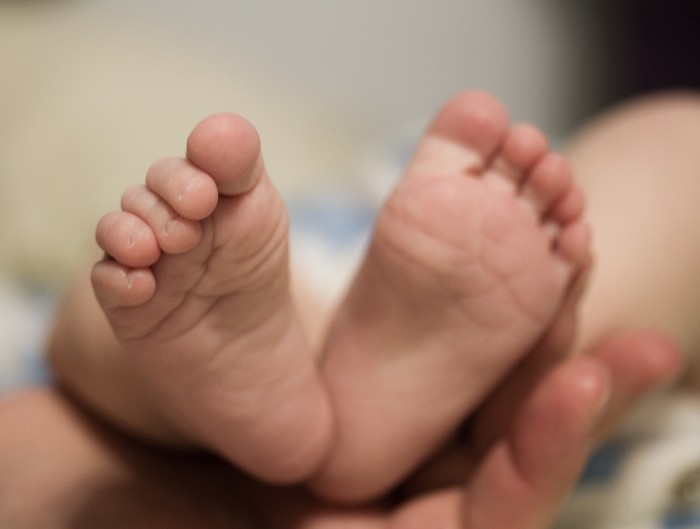 9 Week Old Baby Feet Again