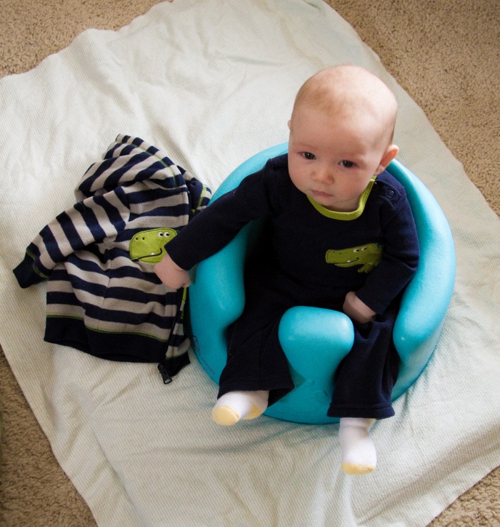 Eli In His Bumbo, Ready To Go