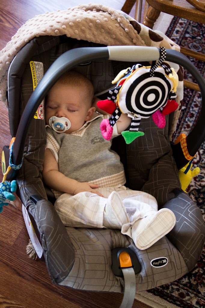 Eli at Great Grandpa Collette's Funeral
