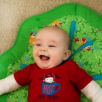 The 4 Month Old Having a Grand Ol' Time