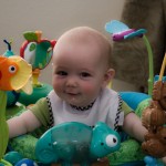 Eli Playing In His Exersaucer