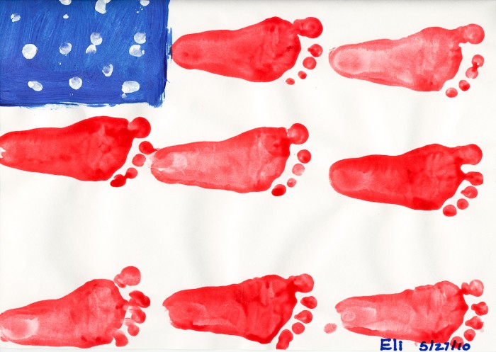 Eli's American Flag (Art)