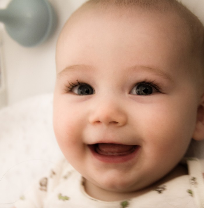 Eli Showing Some Teeth (barely)