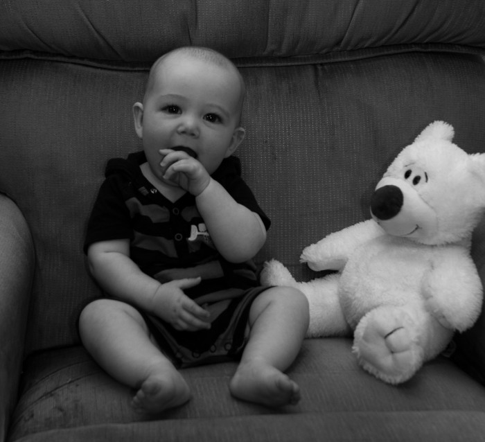 Eli Having Fun Getting Ready