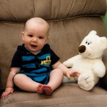 Eli Smiling For the Camera