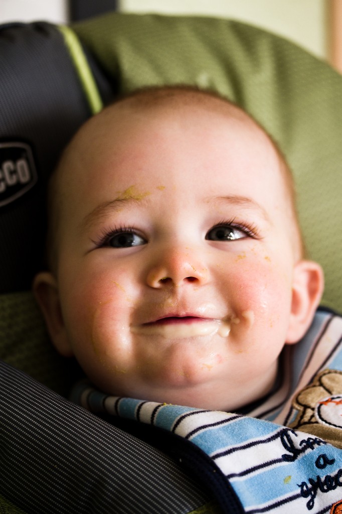 Eli's Dirty Grin (and Chin)
