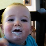 Eli's Face Full Of Yogurt