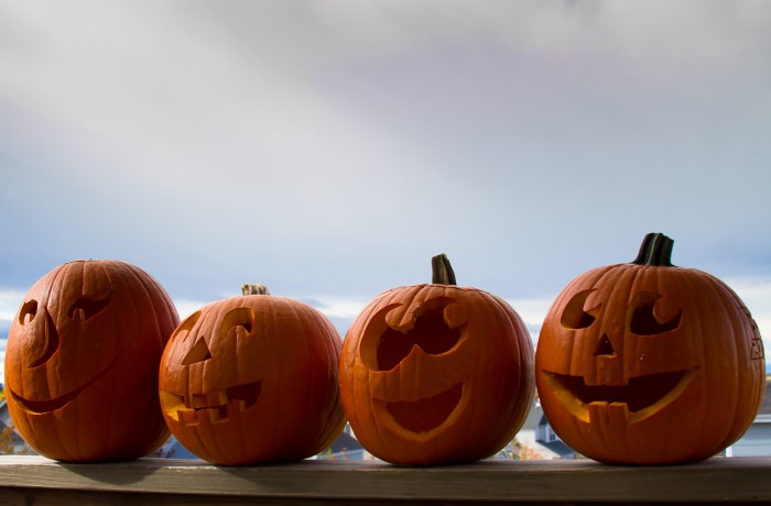 Finished Jack-o-Lanterns