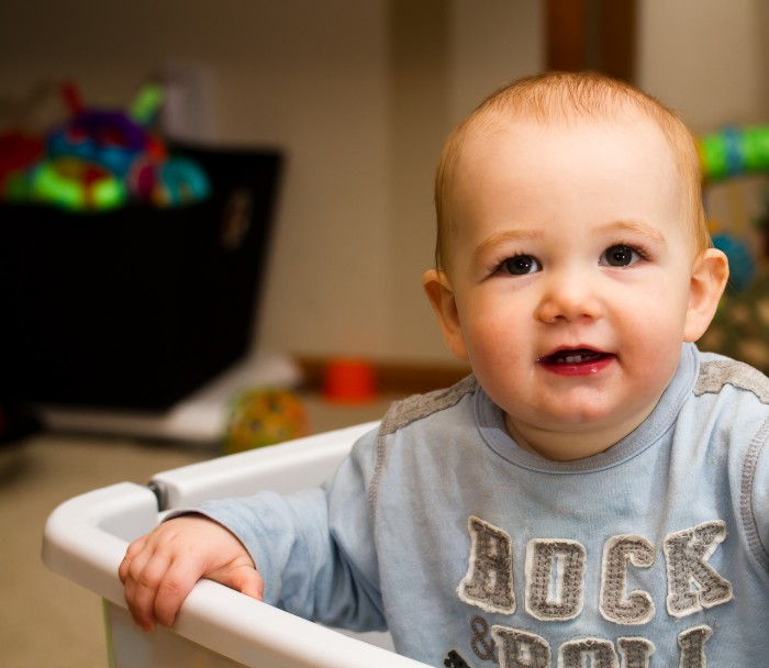 Eli checking out the camera