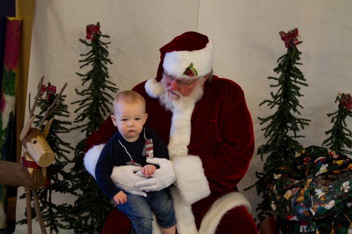 Eli not sure of this Santa guy...